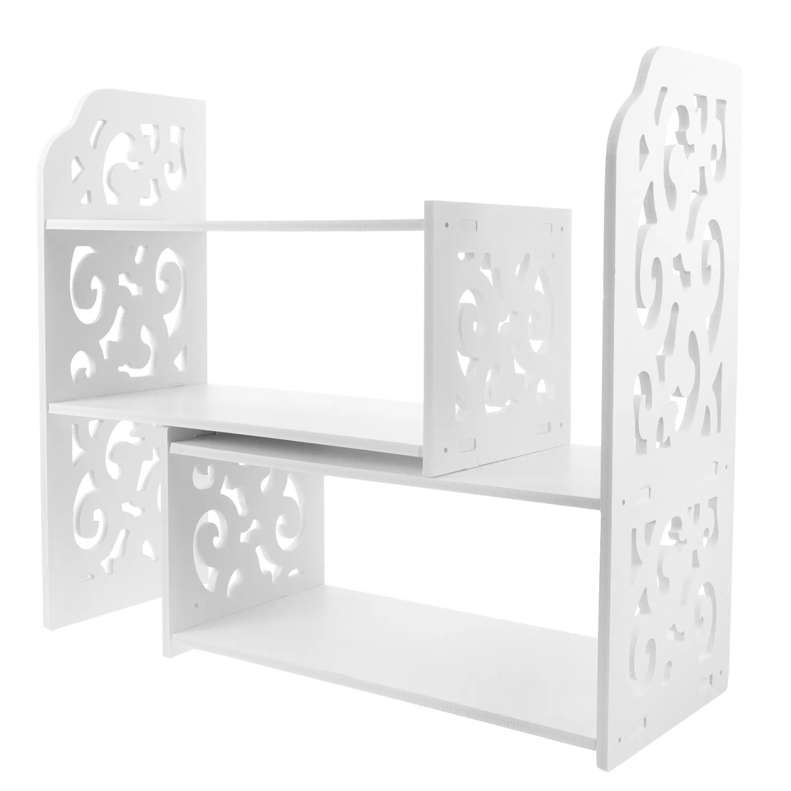 

Регулируемая настольная полка, деревянная книжная полка, многофункциональный офисный стеллаж для хранения, настольный органайзер для дома, общежития, студенческого кабинета