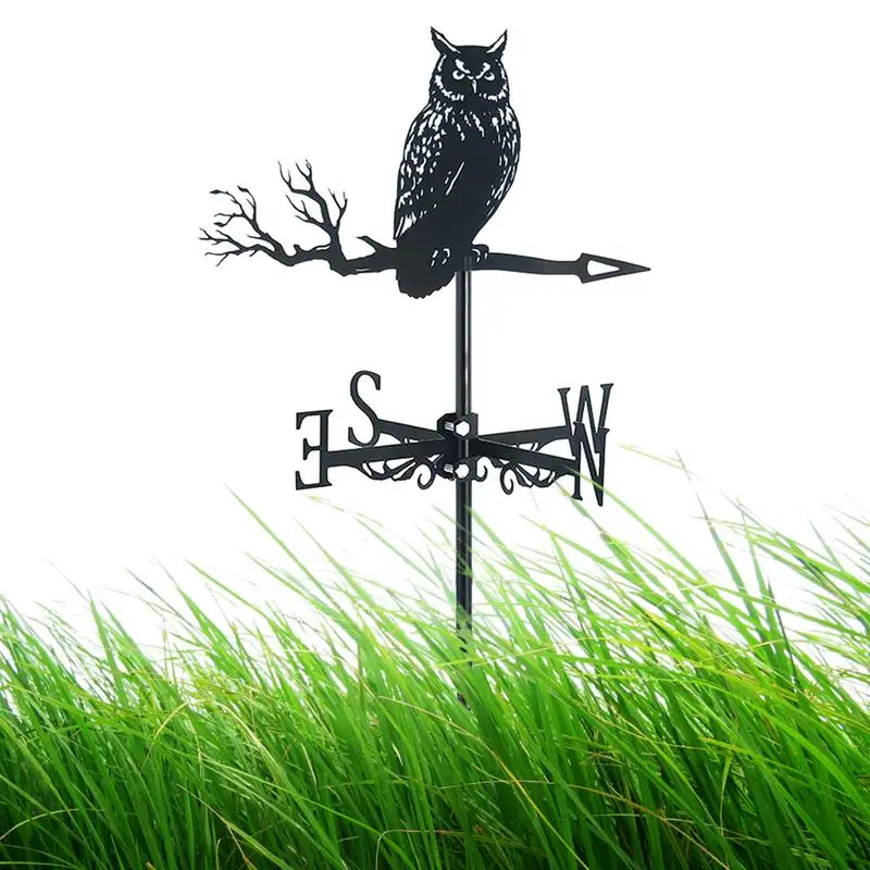 Metal Standing Wind Vane, Resistente a UV, Indicador de Direção, Vane for Outdoors, Garden Deco, Quintal Shed e Acessórios