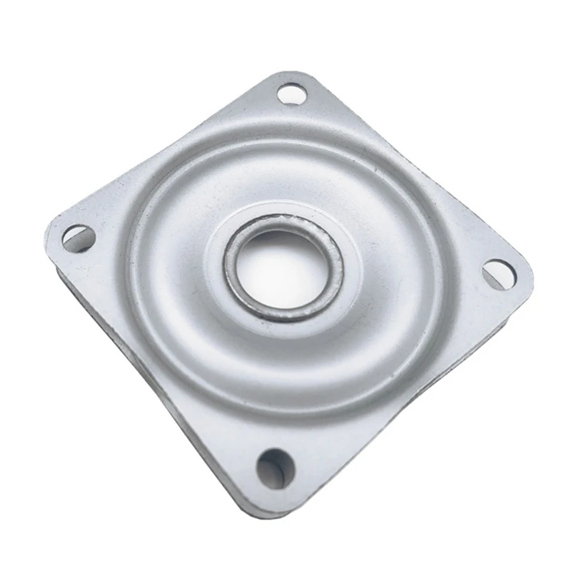 2/3 inches Heavy Duty Ball Bearing Swivel Plate Lazy Susan Square Rotating Bearing Plate Turntable Base Hardware Easy to Install