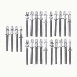 24 Pieces Drum Screws Drum Tension Rods Tension Rods Screw Rod Percussion