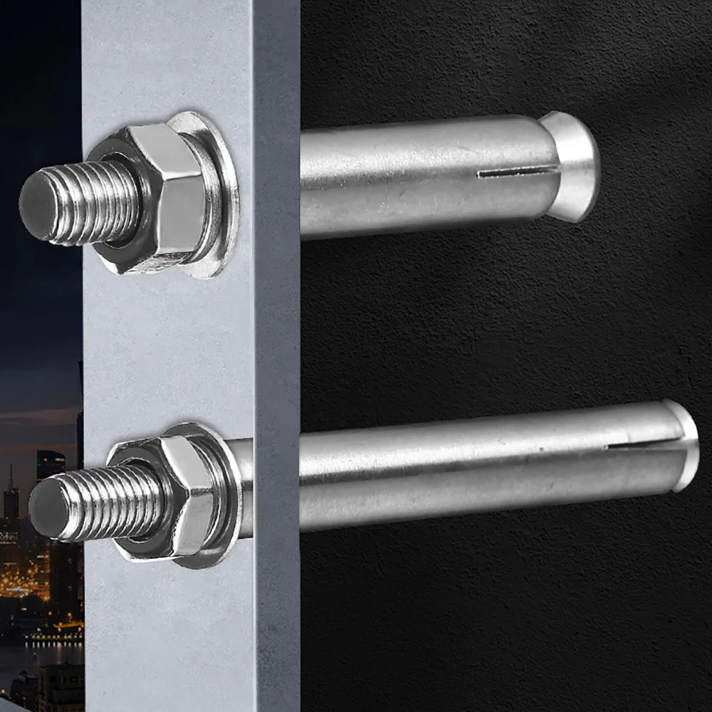 1/2/3/4/6 M6 M8 M10 M12 Bolt Built-in Expansion Screws Canopy Bolts 304 Stainless Steel Hammer Drive Anchor Expansion Bolt Screw