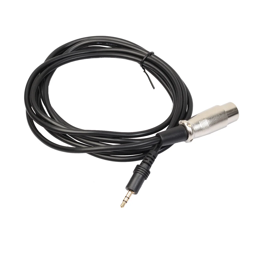 3-meter zinc alloy head mobile phone karaoke camera, 3.5mm metric conversion Canon female capacitor microphone connection cable