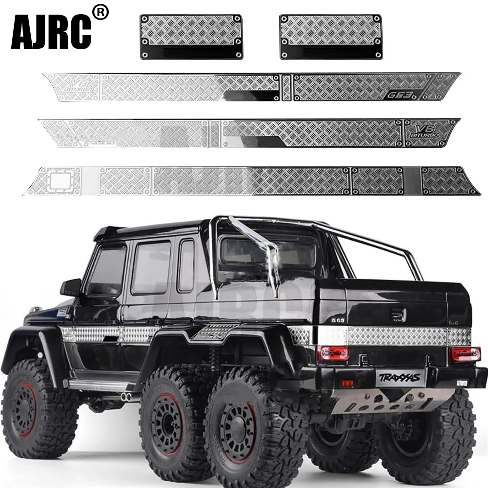 

Stainless Steel Decorative Sheet Anti-skid Plate For 1/10 Trax Trx-6 G63 Trx-4 G500 Rc Car Body Parts