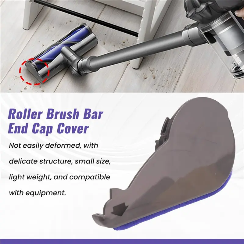 A15F-Roller Brush Bar End Cap Cover For Dyson V6 V7 V8 V10 V11 V15 Vacuum Cleaner End Cap Side Replacement Parts