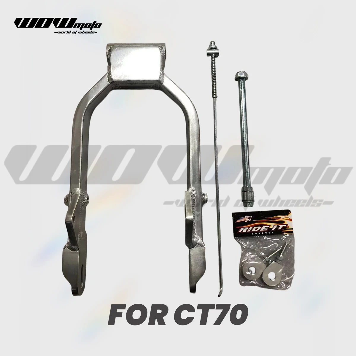 Brazo oscilante para mini moto DAX CT70 ST70 |   Juego de Horquillas Traseras de Aluminio de 12” 14” 42CM |   Piezas de Chasis para Motocicletas Personalizadas