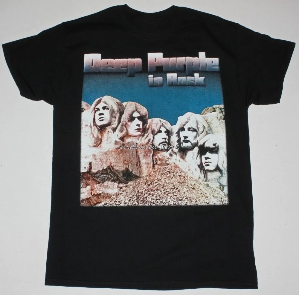 

Круглая Мужская футболка DEE IN ROCK BLCK T HIRT WENKE HRD GILLN BLCKMORE JON LORD ure