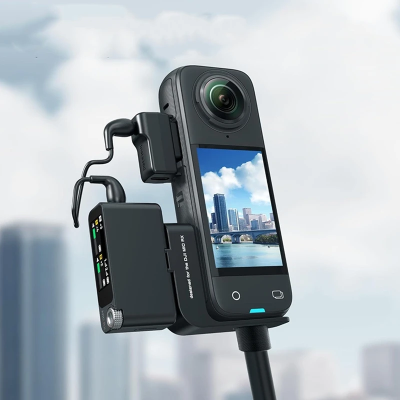 Полностью холодное крепление для обуви для Insta360 X4 X3 X2, подставка для микрофона DJI Mic RX и аксессуары для улучшенной записи звука