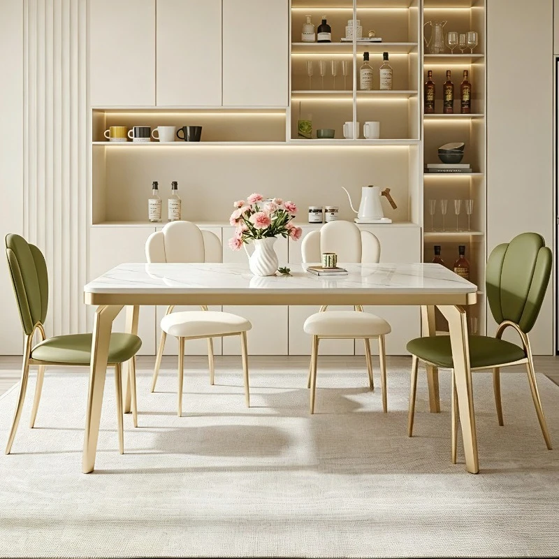 

Gold Legs Dining Tables White Designer Unique Modern Nordic Kitchen Tables Design Extended Mesas De Comedor Furniture For Home