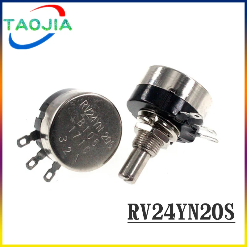 1Pcs RV24YN20S B101 102 103 203 503 504 100 ohm 1K 10K 20K 50K 100K 500K ohm Potentiometer Adjustable Resistor