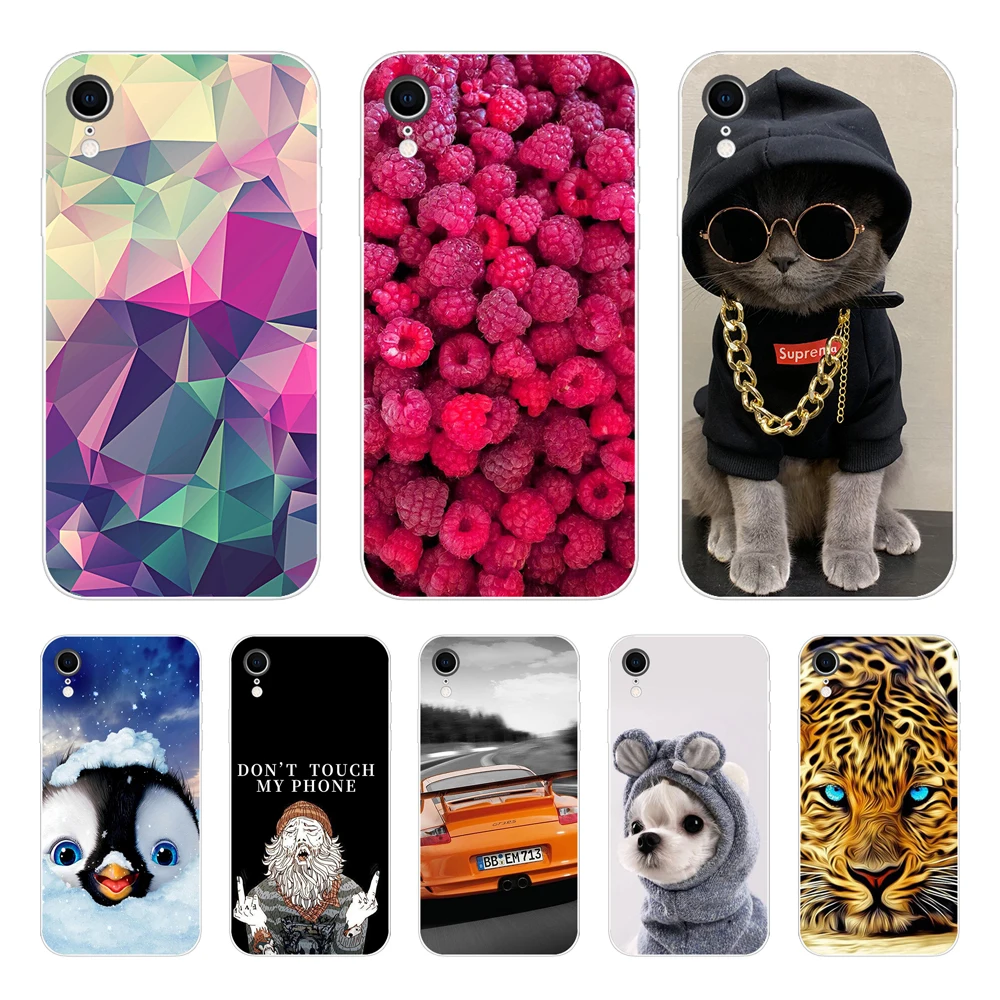 Case For iPhone X XS XR 10 Cases Soft Silicon TPU Cover For iPhone XS Max Coque Etui Bumper Phone Back Cover Full 360 Protective