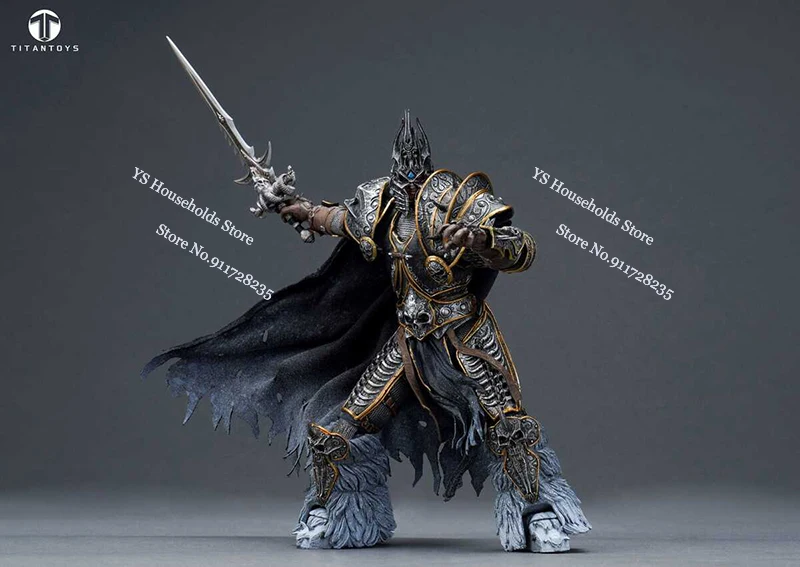 Titan Toys 1/12 TT001 Warcraft Frost Knight Cloth Action Figure Game Role Simulation Delicate 6Inches Full Set Soldier Model