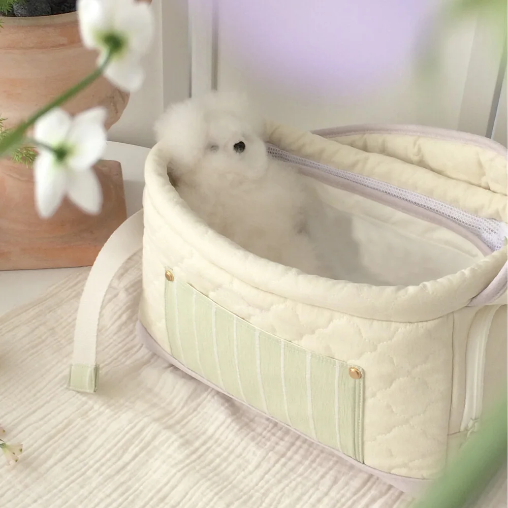 

Convenient Single oulder Pet Bag for Dogs Outdoor Thiened Pad Small Dogs Bapa Easy Carry Anti-Escape Bag