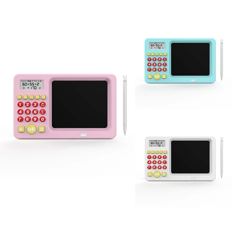 FBIL-2 In 1 Children's Math Mouth Calculation Enlightenment Early Education Calculator Thinking Training Writing Pad