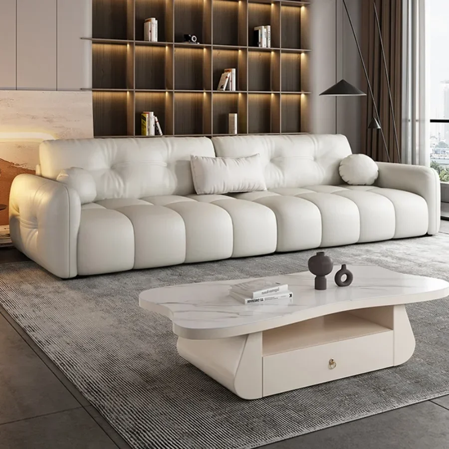 

Modern Sectional Living Room Sofas Furniture Europe Luxury Living Room Sofas Beds Lazy Leather Confort Nordic Salon Meuble Sofas