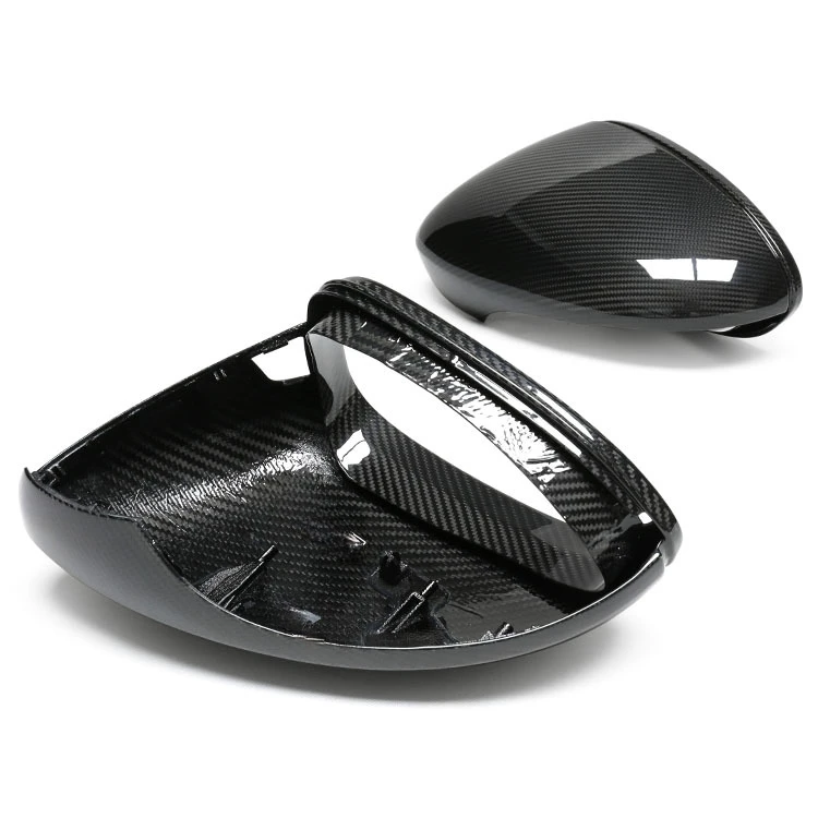 Specchietto retrovisore per auto in fibra di carbonio a secco di alta qualità Specchietto laterale per guida a destra per Porsche per Panamera 971 976