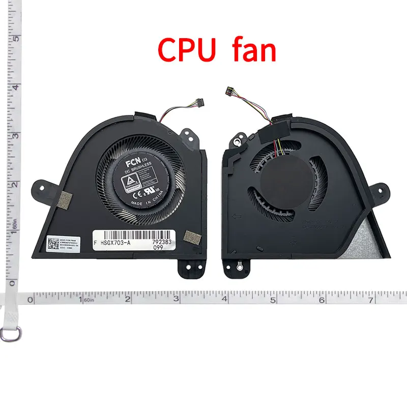 New Laptop CPU GPU Cooling Fan For ASUS Plus 5 ROG GX703 GX703H GX703HM GX703HS