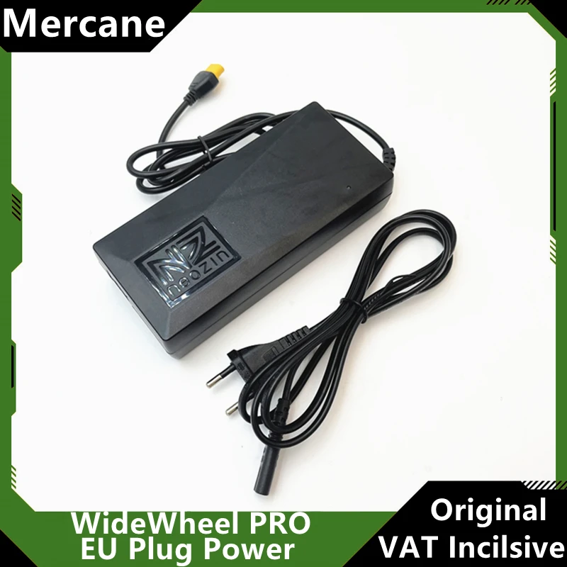 Original EU Plug Charger for Mercane WideWheel Pro Electric Scooter 100-240V AC/DC EU Plug Power Supply Accessories Charger