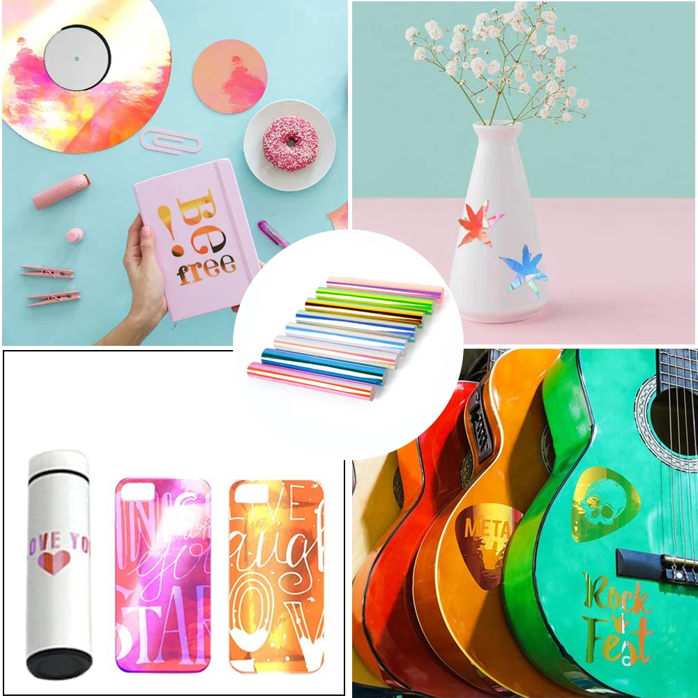 20pcs Vinyl Sheets Self Adhesive Set Assorted Colour 12