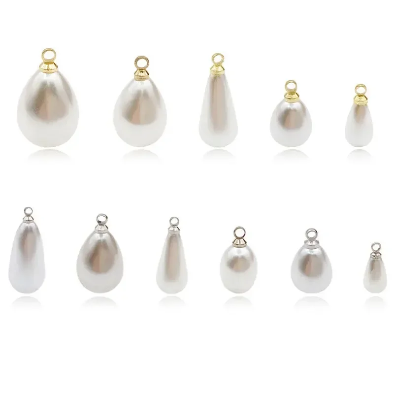 20Pcs Imitation Pearls Pendants Sheep Eye Pearls Beads for DIY Necklace Earrings Bracelet Jewelry Making Accessories