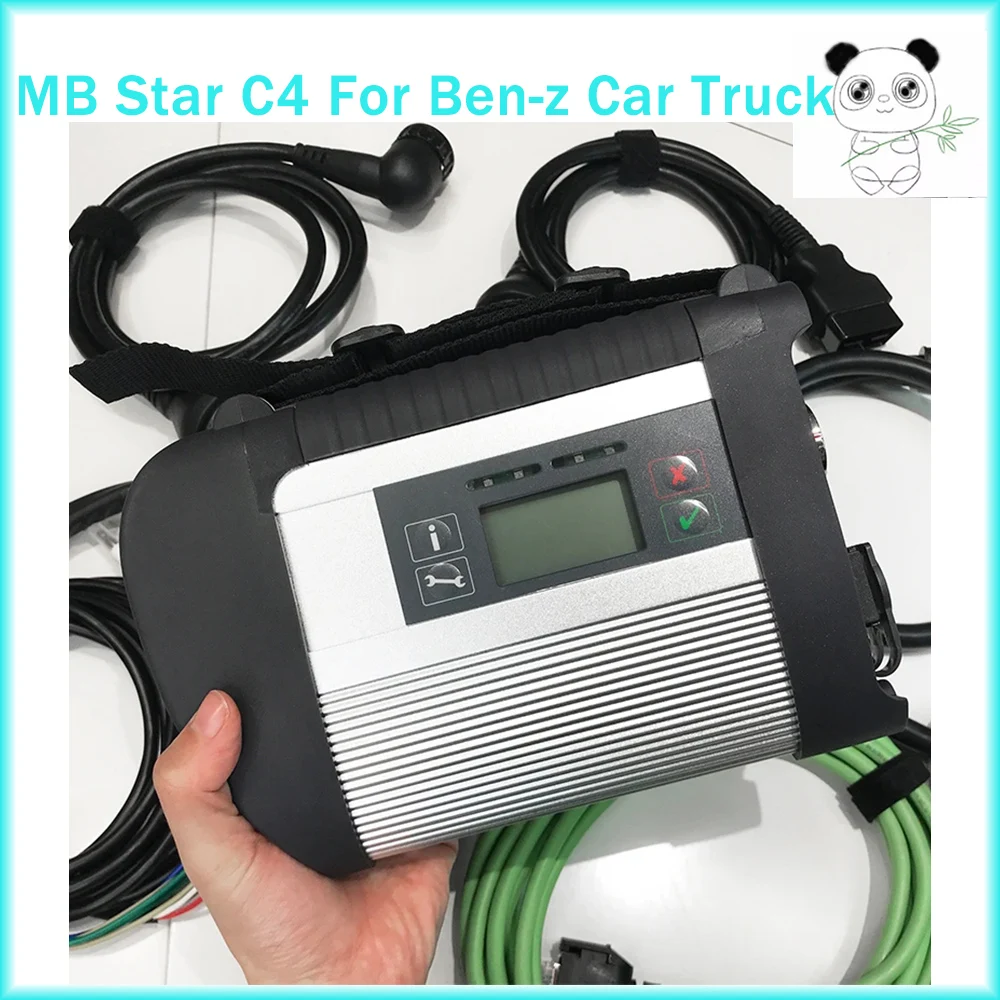 

MB STAR C4 Star Diagnosis Mercedes Full Chip Multiplexer Auto Diagnostic Tool Support Wireless C4 Doip For Ben-z 12V-24V Truck