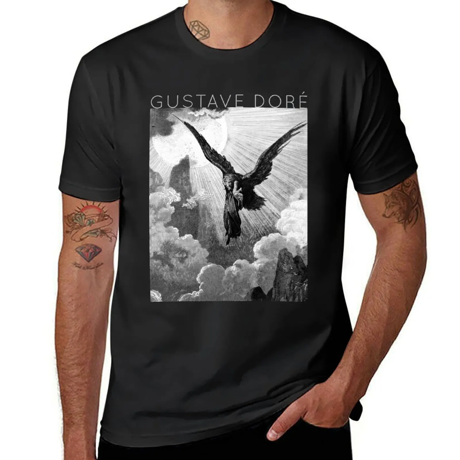 Gustave Doré - Dante and the Eagle T-Shirt cute clothes sublime Men's t shirts