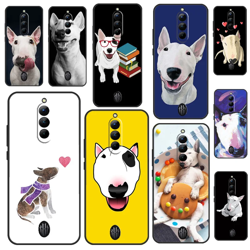 Funda para perro bullterrier bull terrier para Red Magic 9 8 10 Pro Plus 6 6S 7S 7 Pro 5G 6R RedMagic 9S 8S 10S Pro Plus