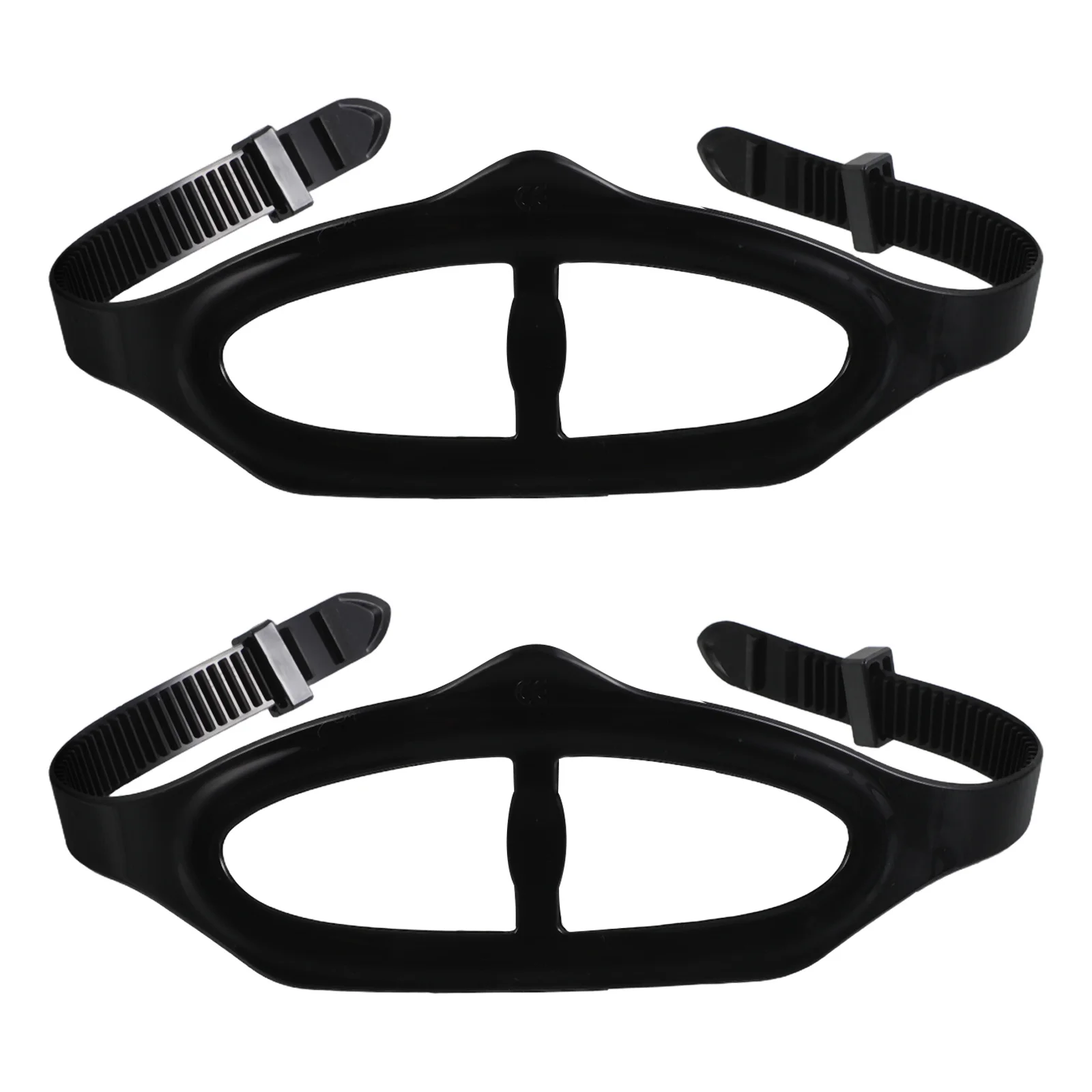 2 Stück Silikonarmband: Ersatz-Schnorchel-Stirnband für Tauch-Schwimmbrillen, universell verstellbare Tauchmaske