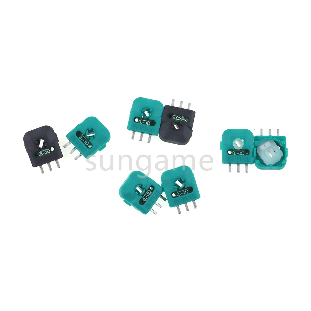 Potenciômetro Original para PS4, PS5, XBOX, NS Pro Controlador, Hall Analógico Vara, Substituição do Sensor Botão, Micro Axis Resistor, 1 Par