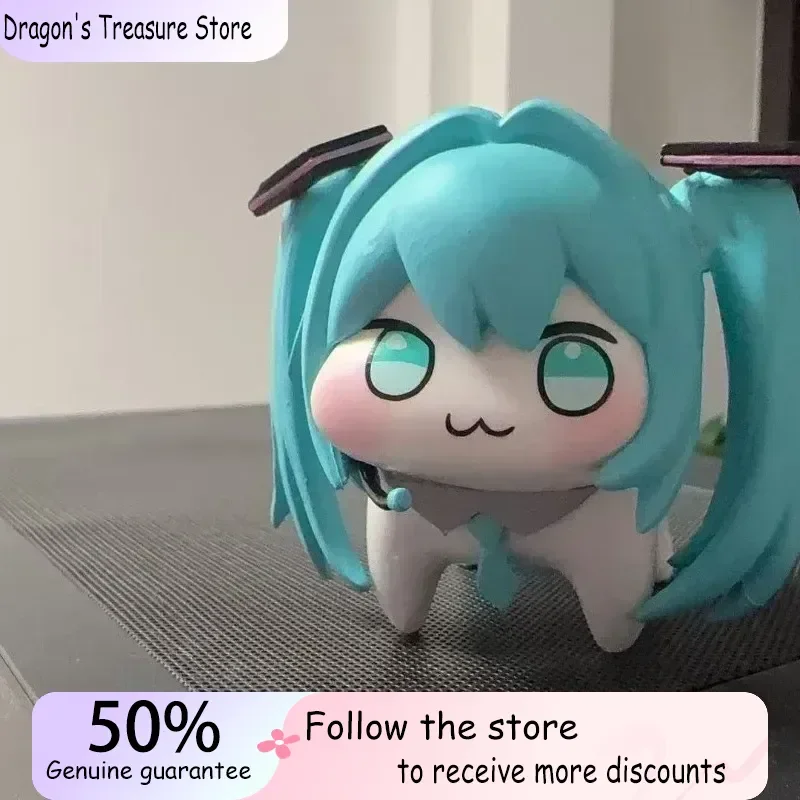 

Doro Hatsune Miku Action Figures Q Version PVC Anime Model Figures Kawaii Cartoon Cute Desktop Decoration Toy Doll Gift