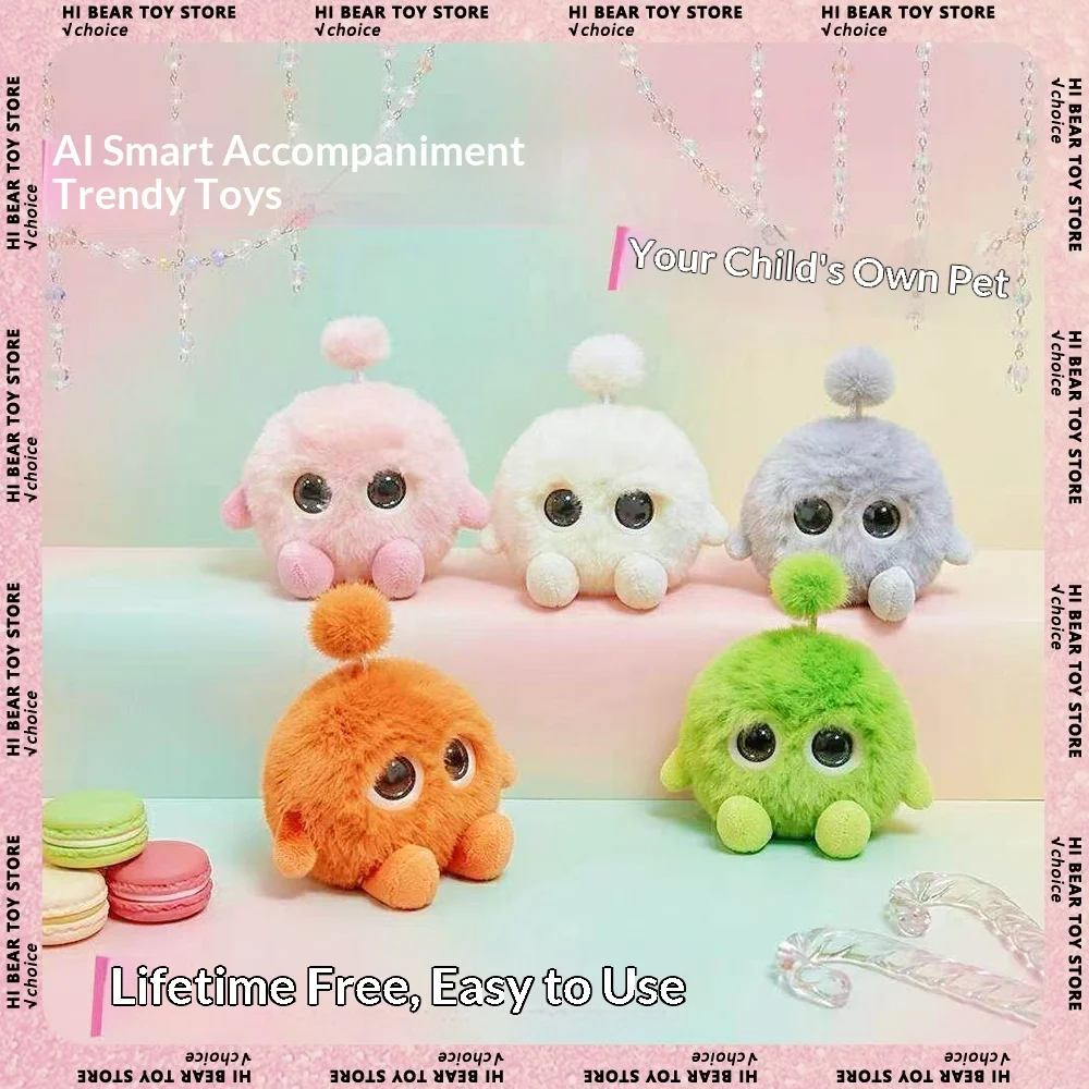 

In Stock Qodo Yuanbao Ai Emotional Companion Robot Plush Toy Colorful Personality Robot Children'S Companion Smart Doll Gift