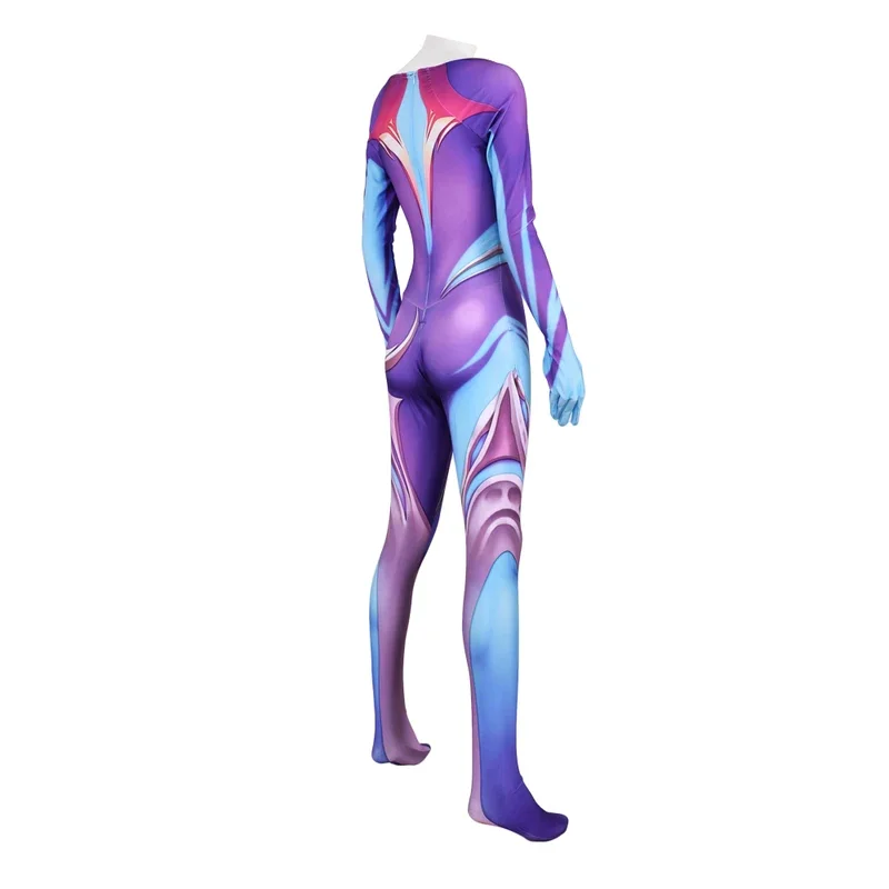 Adults Kids Dawnbringer Soraka Cosplay Costumes Female Woman Girls Superhero Zentai Halloween Bodysuit Party Jumpsuit