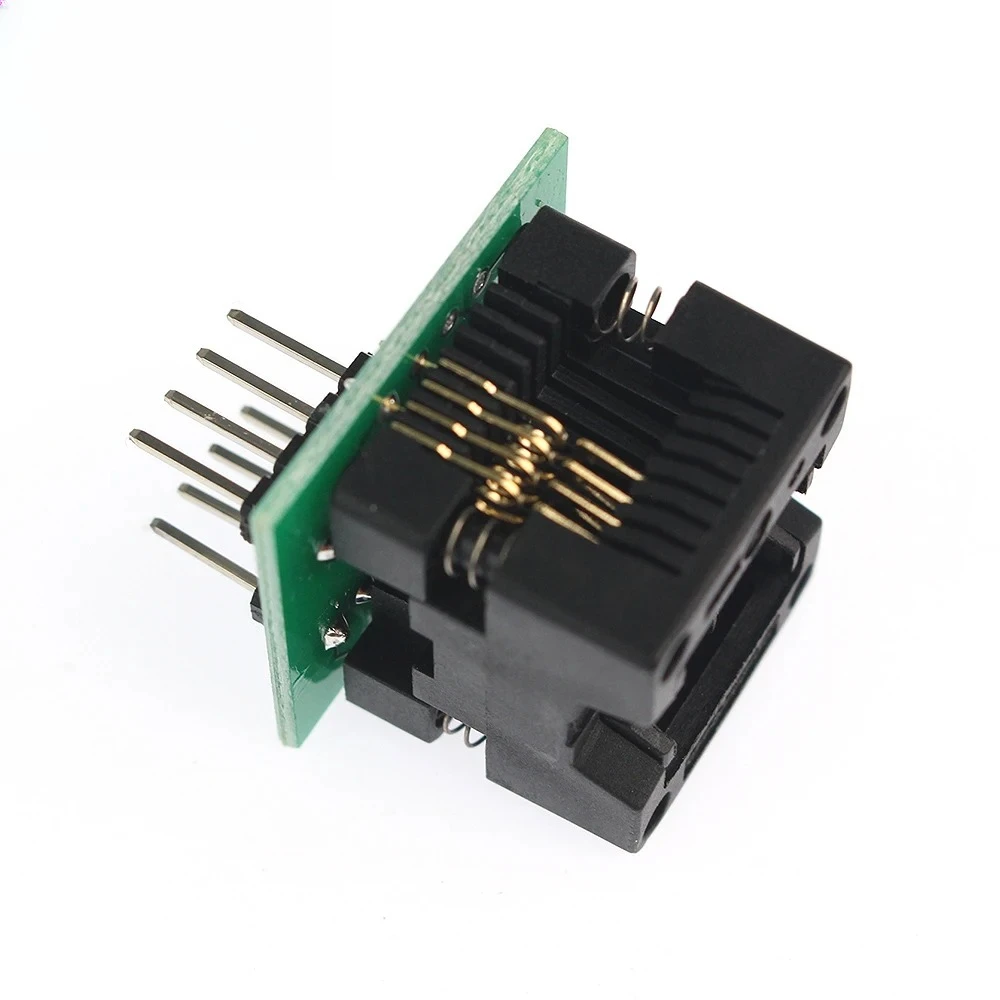 SOP8 To DIP8 Adapter Converter 150mil/200mil Electronics IC Programmer Socket Converter Module for Chip Burning Testing