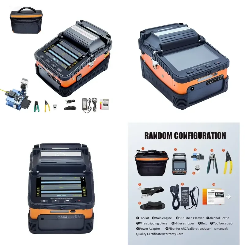 Recycling Machine 2026 AI-5 Pro Motor Fiber Optic Fusion Splicer Automatic Fusion Splicing Machine Optic Fibre Fusion Splicer