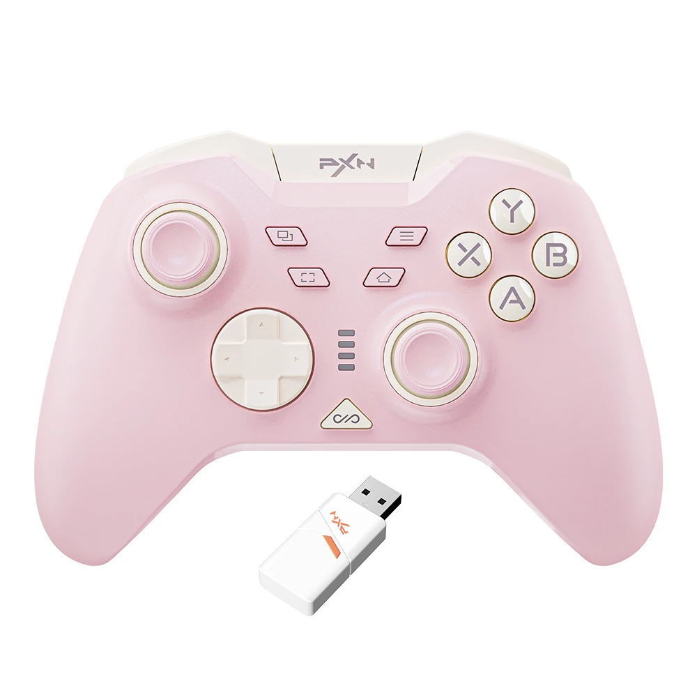 PXN P5 Kabelloser Spielcontroller 1000Hz Hall-Joystick Hall-Trigger, Geeignet für Switch/PC/Android/iOS, Rosa Spielcontroller – Detail 24