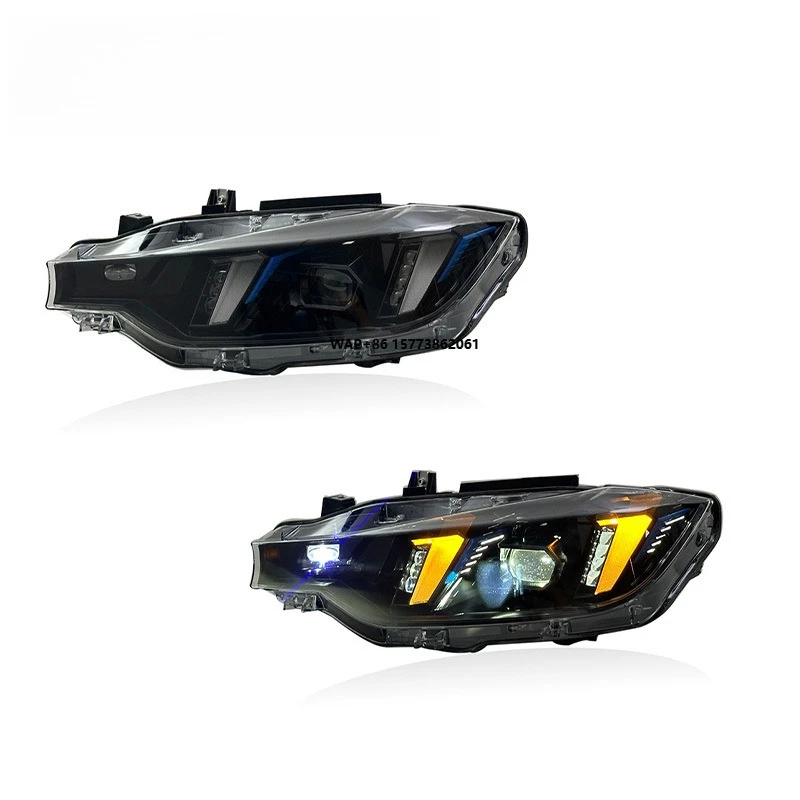 

1 Unit LED Headlights Car Accessories Suitable for Auto Lighting Systems 13-18 3 Series F30 F35 Modified with Dual Color DRL LE