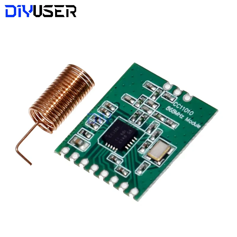 CC1101 Wireless Module Long Distance Transmission Antenna 868MHZ SPI Interface Low Power M115 For FSK GFSK ASK OOK MSK 64-byte