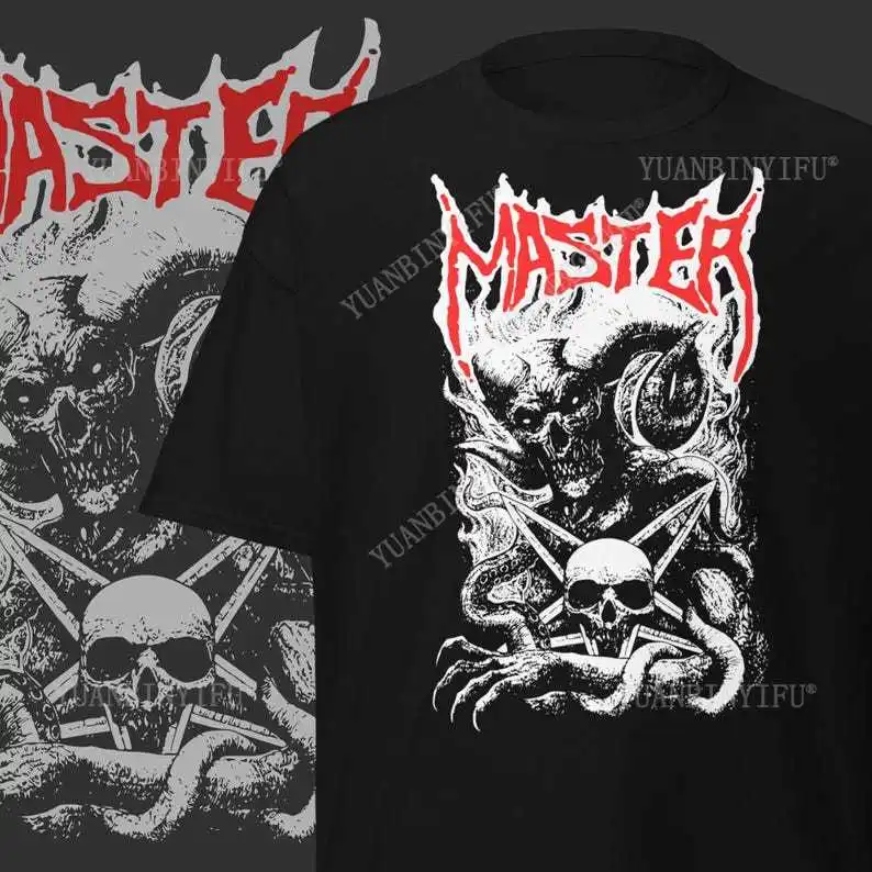 Master Band T-Shirt Old School Death Metal Merch Heavy Metal Apparel Classic Death Metal Tee