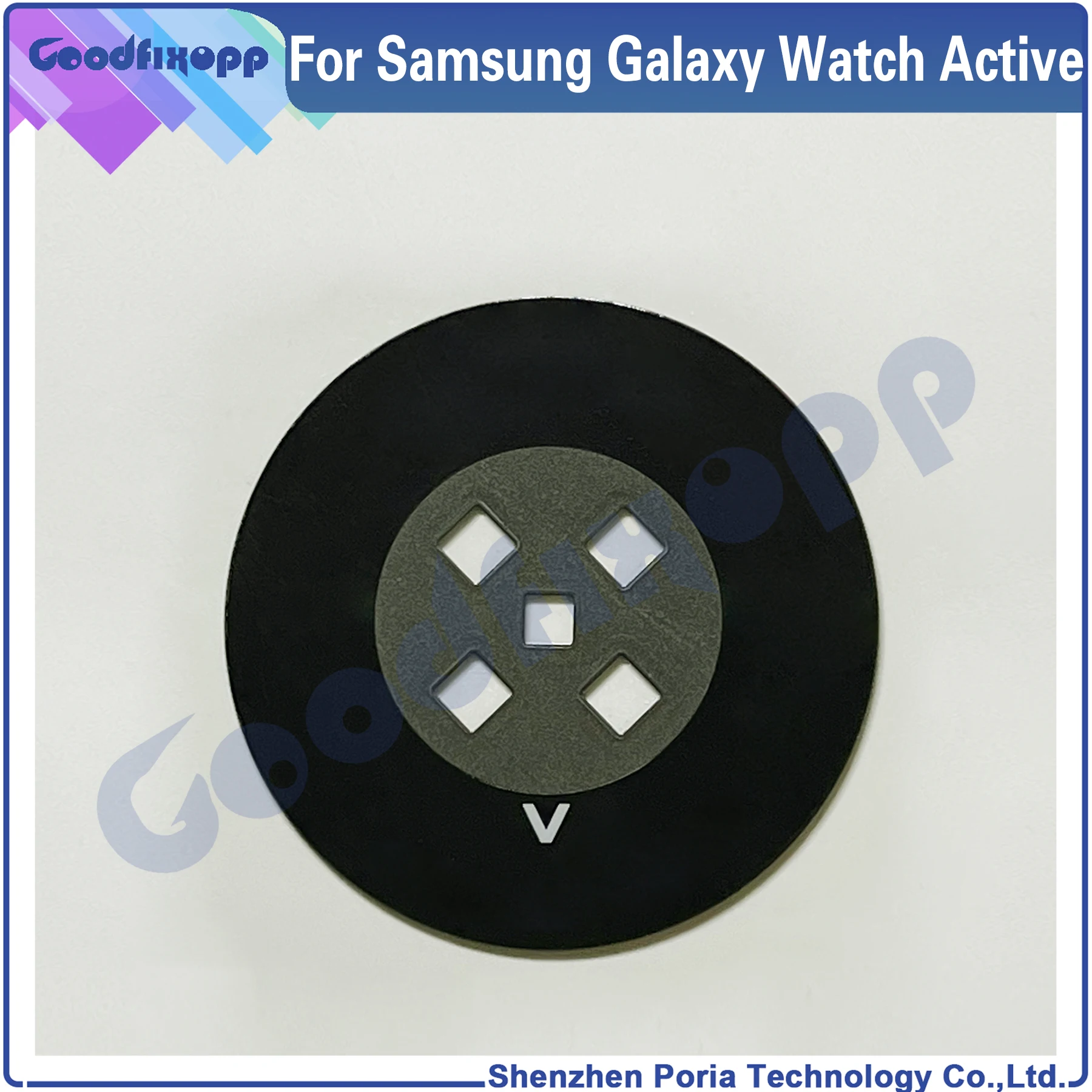 For Samsung Galaxy Watch Active SM-R500 R500 Battery Back Case Cover Rear Lid Housing Door Glass Lens Repair Parts Replacement