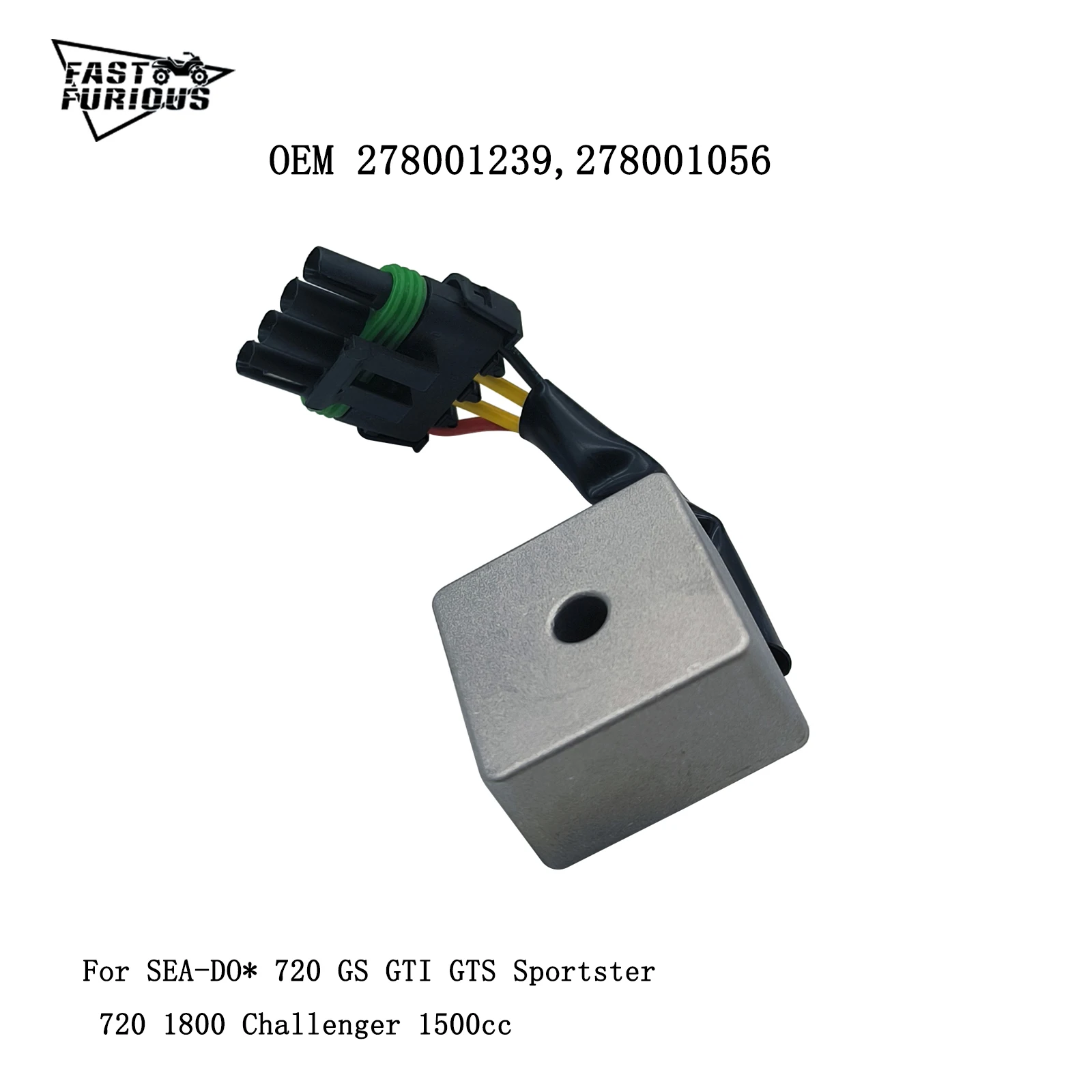 

Регулятор напряжения-выпрямитель 278001056 278001239 для Sea-do * 720 GS GTI GTS Sportster 720 1800 Challenger 1500cc