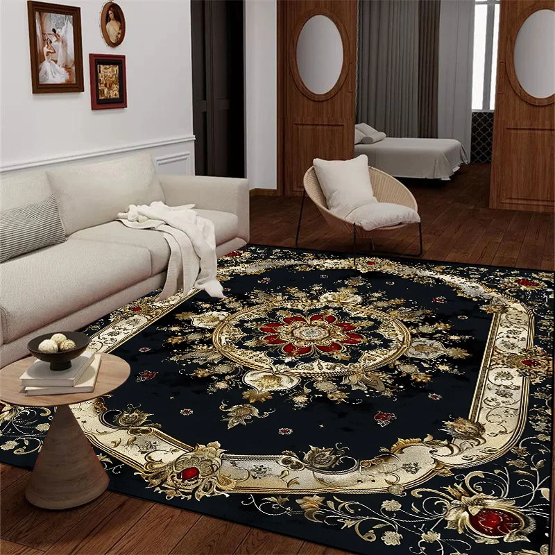 Luxury Persia Large Area Carpet for Living Room Retro Big Size Sofa Area Rugs 200x300cm Bedroom Cloakroom Non-slip Mats Washable