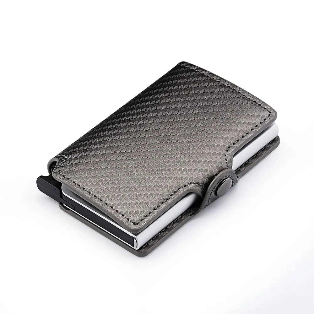 Metal Credit Card Holder Wallet Small Money Bag RFID Protection Pop Up Wallet for Men and Women Card Case