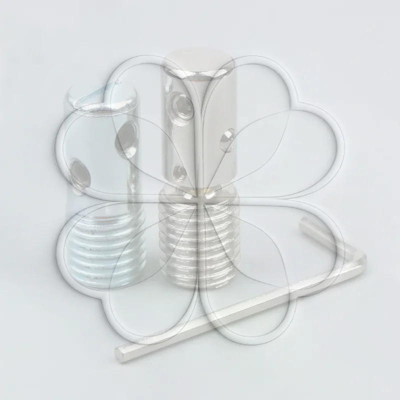 M16 Screw Rotation Adapter Snap On Type for Realistic TPE Silicone Dolls Fast Head Replacement Flexible Connector
