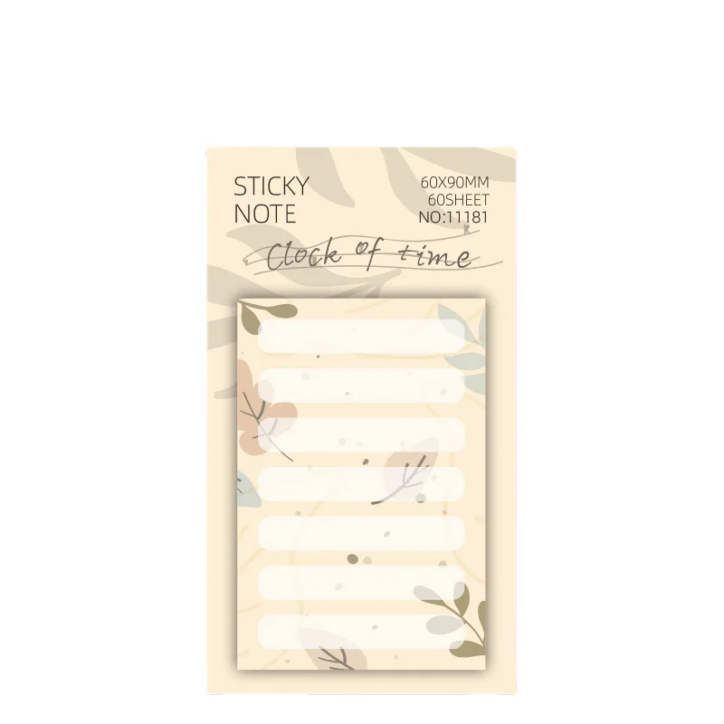 INS Clock Of Time Wind Note Book carta adesiva quaderno per appunti per studenti Creative N Times Paste CYBQ287