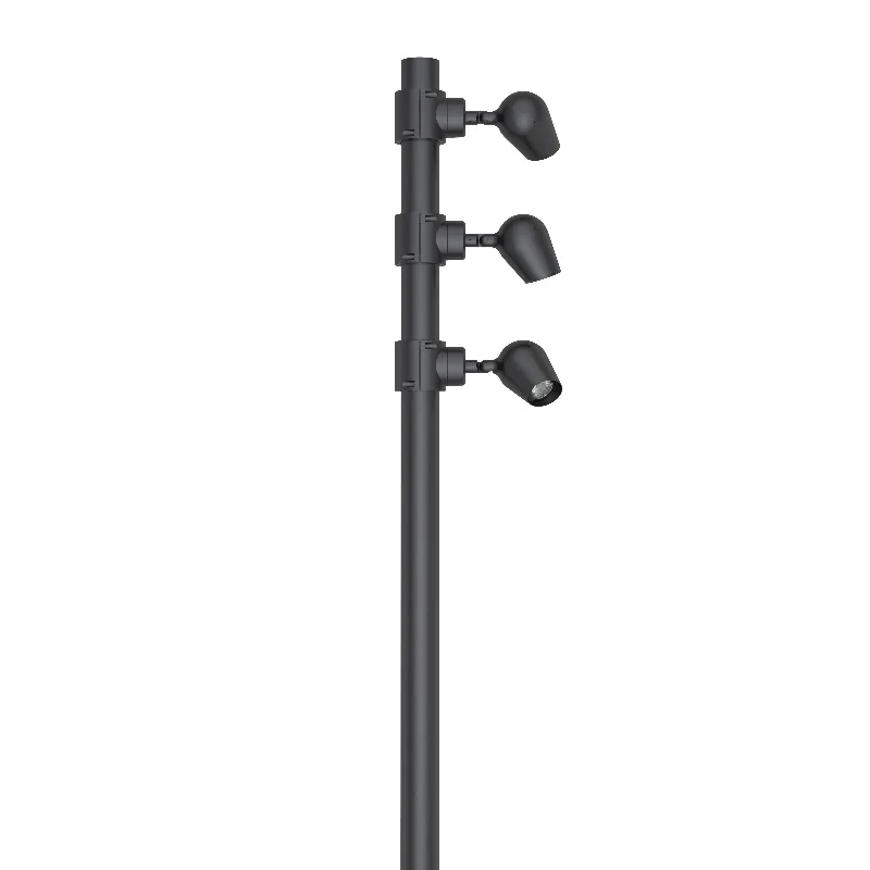 Outside the driveway, garden light-emitting diode post lights, street lights, outdoor pillar top lights