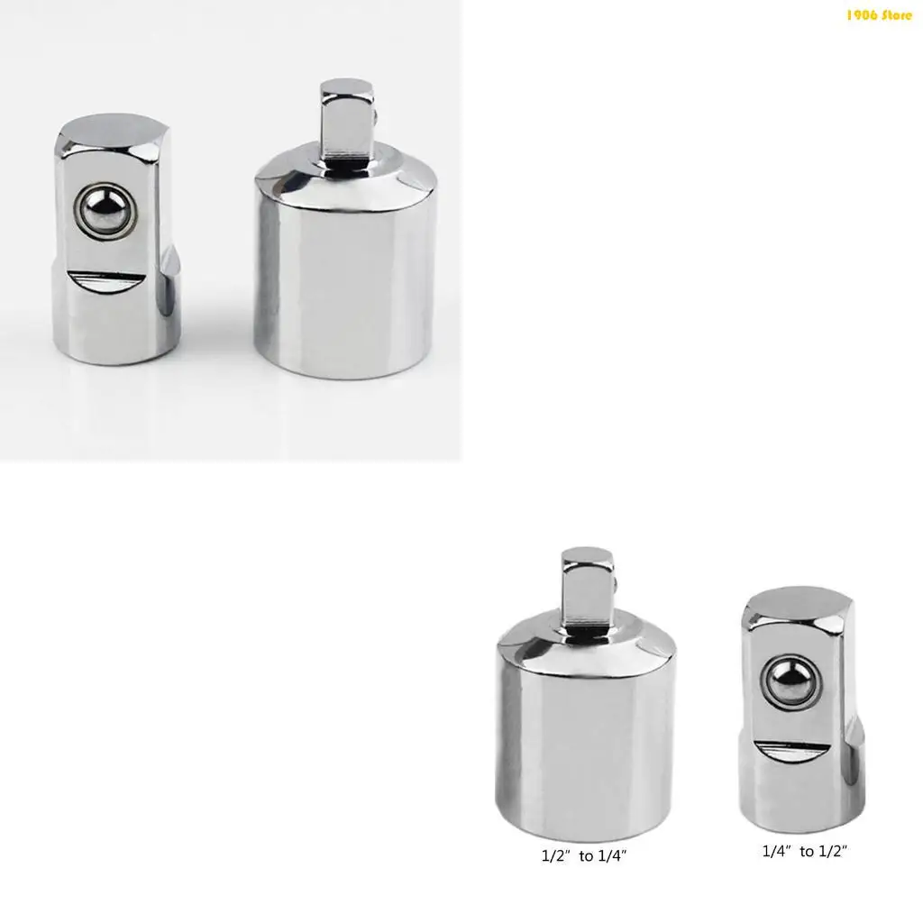 U1JB 2pcs Socket Adaptor Converter & Reducer Set for Impact Driver Conversions