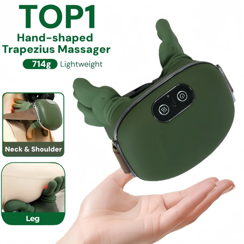 

Новое массажное устройство Мастера, бионический массажер для рук, плеч, шеи, профессиональный трапециевидный массажер для мышц шеи, шейного отдела позвоночника, питание от USB