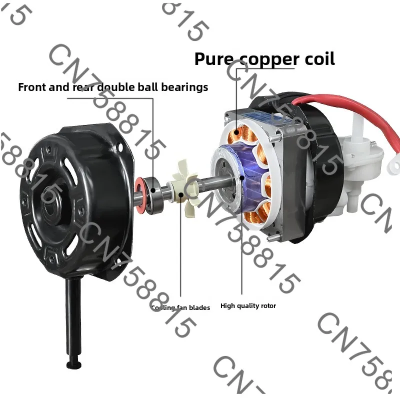 

Copper Wire/Dual Ball Bearing (16/18" Mechanical & Remote)"，FS-40 Fan Motor