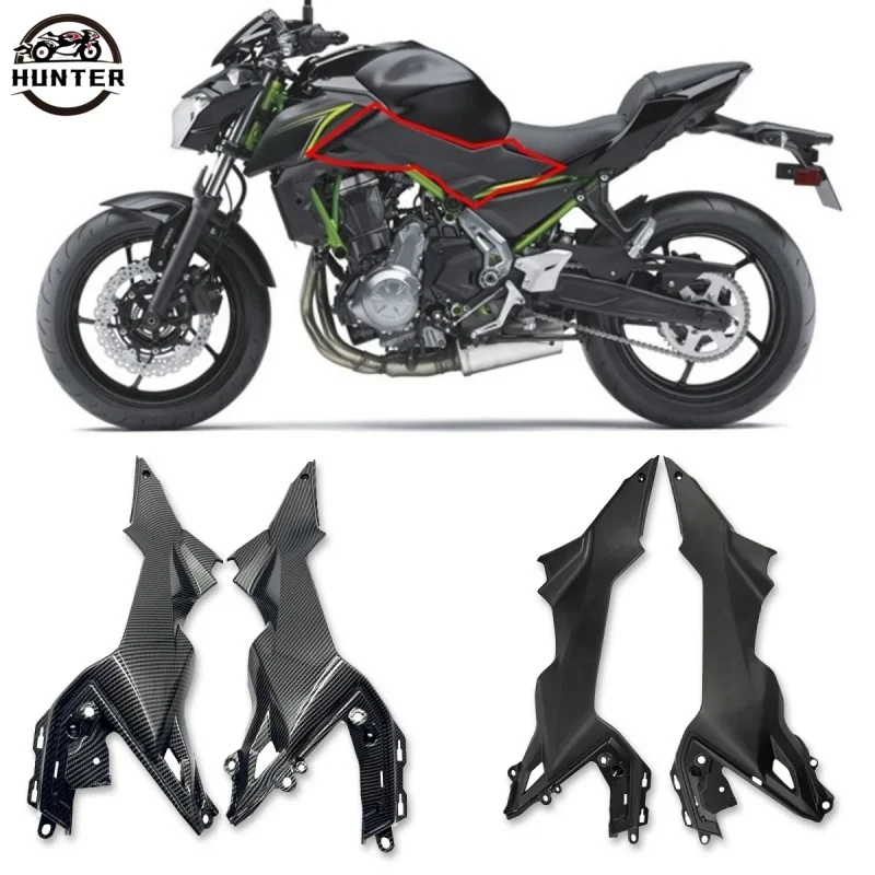 

Аксессуары для мотоциклов Z650, боковая рама бака, средняя крышка, обтекатель, подходит для Kawasaki Z-650 Z 650 2017-2020 2021 2022 2023