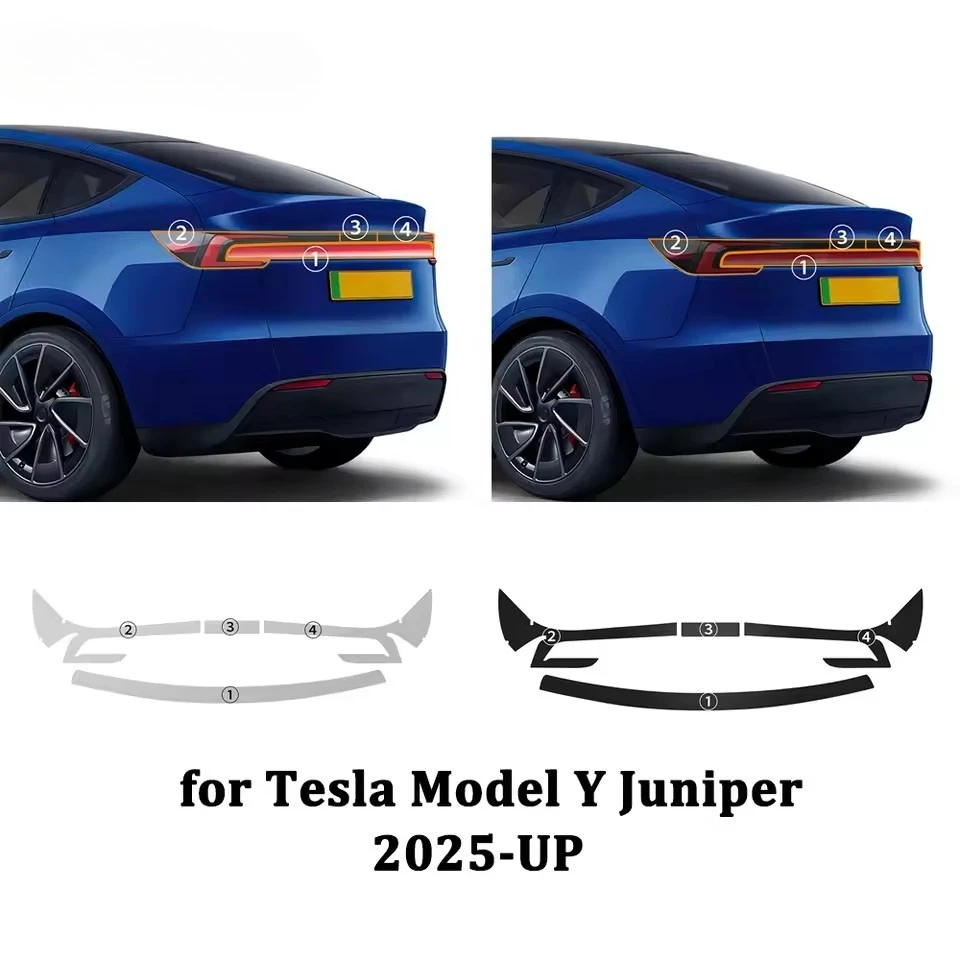 

For Tesla Model Y Juniper Model y 2025 2026 TPU Car Headlight Fog Tail Light Film Paint Protection Anti-scratch Accessories