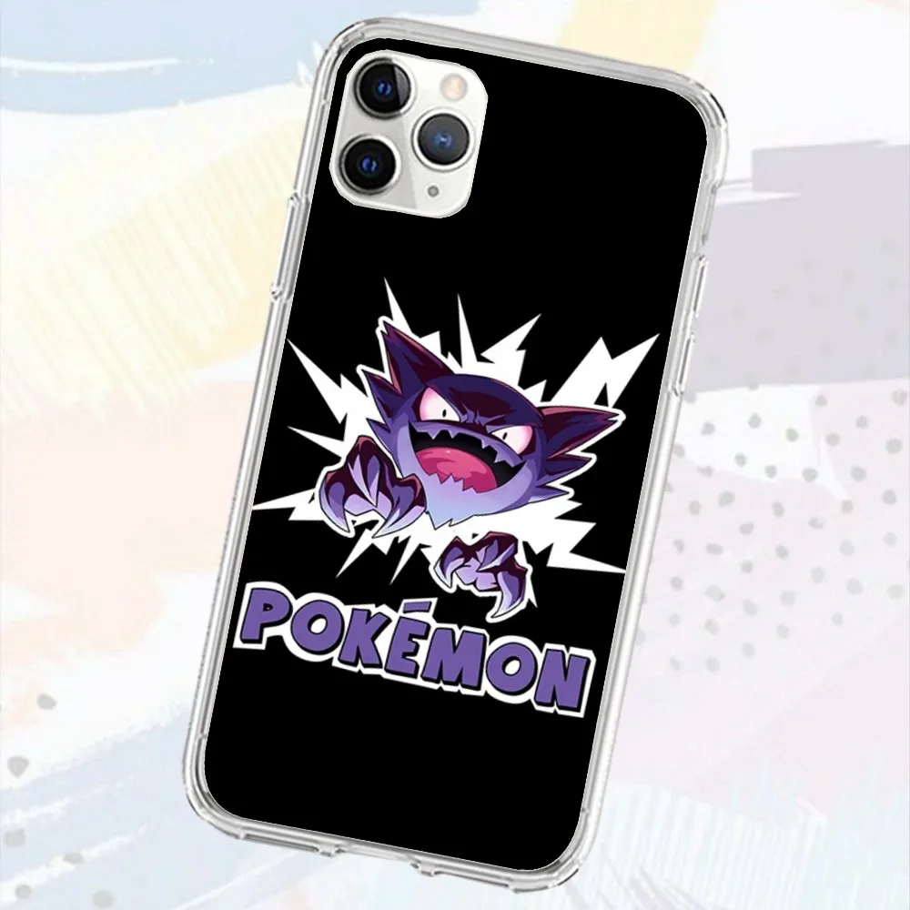 Kawii P-PokemonS Anime Phone Case For Iphone 16 15 11 13 14 Pro Max 7 8 Plus X Xr Xs Max Se2020 12mini Transparent Cover